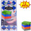 True Face (30cm x 30cm, Multicoloured -  12 Pack) Microfiber Cleaning Cloths 10/12 Pack Drying Towel 2