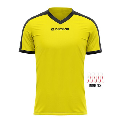 Maillot enfant Givova Revolution - amarillo/black