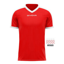 Maillot enfant Givova Revolution - red/white