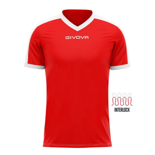Maillot enfant Givova Revolution - red/white