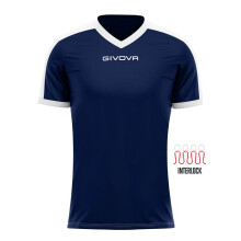 Maillot enfant Givova Revolution - navy blue/white
