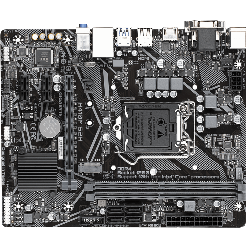 Gigabyte GIGABYTE Mainboard H410M S2H 1