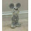 Silver Crushed Diamond Minnie Micky Mouse Ornament 1