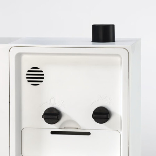 ZRIZAURA ÖKENMARSVIN White Alarm Clock 11 cm 2