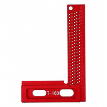 Marking Ruler Carpenter Tool Wood Working Accessory Wear Resistant Rust Proof Aluminum Alloy Tool Supplies