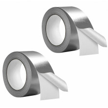 Glasvezeldoek, aluminiumfolie tape (5,9 mil dik), hittebestendige isolatielijm voor metalen buizen