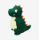 Leuke groene dinosaurus spaarpot voor kinderen - Grote plastic spaarpot 1