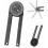 Black 360 degree angle ruler - no level 1