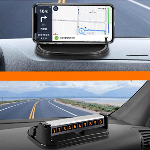Autohouder voor mobiele telefoon op het dashboard 2