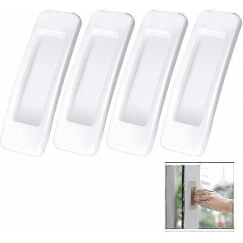 Viscose Sliding Door Handle, Suitable For Sliding Balcony Doors And Windows (4 Pieces) 1