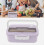 3-Compartment Lunch Box Microwave Safe Bento Box for Kids Adults Office 3