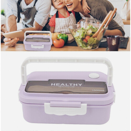 3-Compartment Lunch Box Microwave Safe Bento Box for Kids Adults Office 2