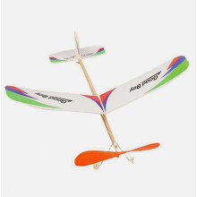 Set di giocattoli con aeroplani in legno, alianti e aerei a elica. Kit di aeroplani in legno.