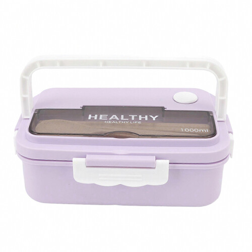 3-Compartment Lunch Box Microwave Safe Bento Box for Kids Adults Office