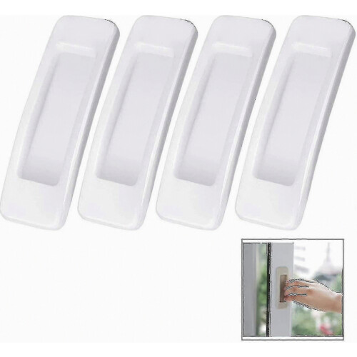 Viscose Sliding Door Handle, Suitable For Sliding Balcony Doors And Windows (4 Pieces)