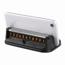Autohouder voor mobiele telefoon op het dashboard