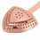 Triangular Cocktail Strainer No Breakage Anti Rust Fine Filtration Decorative Professional Ice Strainer for Bar Home Copper Plated 4