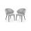 Set of 2 Marcus Dining Chairs grey 2
