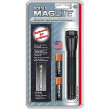 MAGLITE Lampe Mini R6 Noire + Piles LR6