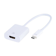 USB-C - HDMI - VIVANCO - 0,15 m - USB Type-C - HDMI - Valkoinen - Kuvan jakaminen