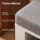 Shoe Storage Bench with Padded Seat, 16 Open Compartments 6