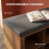 Shoe Storage Bench with Padded Seat, 12 Open Compartments 5