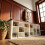 Shoe Storage Bench with Padded Seat, 18 Open Compartments 1