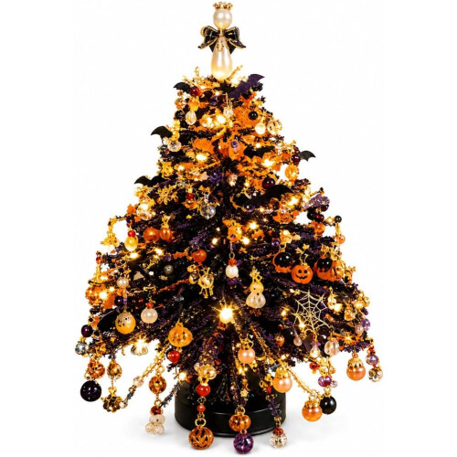 DIY 3D Crystal Christmas Tree Kit Beaded Table Decoration