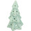 Ceramic Christmas Tree Hollow Desktop Ornament Table Decoration White 1