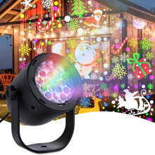 Lampada di proiezione a LED con 16 diapositive, proiettore USB per interni, decorativo