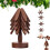 4 Stk Holz Untersetzer Baum Design Walnuss Topfuntersetzer 1