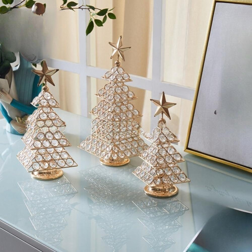 Festlig borddekorasjon juletre 31cm stativ 1