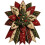 Enfeite de Natal acolchoado para porta, decoração de parede resistente em tecido. 1