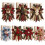Kit de costura para guirlanda de Natal acolchoada para decoração de porta 2