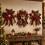 Kit de costura para guirlanda de Natal acolchoada para decoração de porta 3