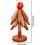Posavasos de madera, resistente al calor, plegable, Tree 5