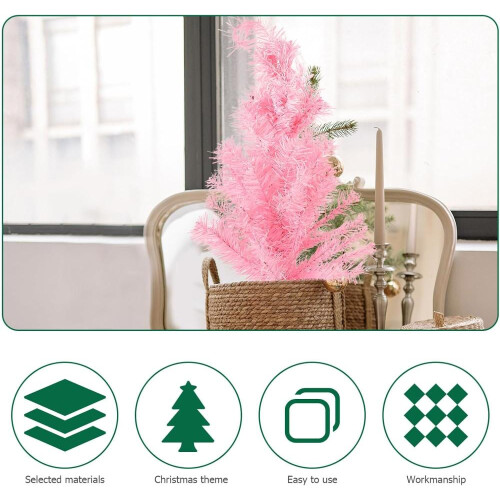 Desk Christmas tree Artificial table decoration Tree ornament 2