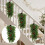 Kunstig juledøroppheng, dråpeformet, granarrangement 4