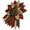 Enfeite de Natal acolchoado para porta, decoração de parede resistente em tecido. 4