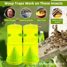 2 Pack Collapsible Wasp Trap Fly Catcher Outdoor Garden Insect Fruit Fly Traps