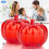 2 Pack Pumpkin Fruit Fly Traps, Reusable Fly Insect Catcher, No Bait Needed, PS Transparent 1