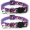 2 Pack Safety Cat Collars Quick Release with Bell & Reflective Cat Collars with Bells (Purple) 1