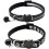 2Pack Cat Collars Quick Release Reflective Kitten Collar with Bell & Safety Release (Black) 1