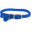 Collier Softweave réfléchissant pour chat/chaton avec élastique de sécurité et clochette à fermeture de sécurité (bleu) 1