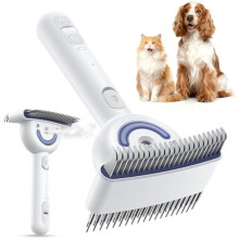 Cepillos para perro para aseo al vapor, FeelNeedy de doble cara desenredado y deslanado