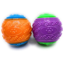 Hund vakker ny fantastisk Scooby-Doo holdbar pibende sett med 2 baller lek moro glede gave-assortert, for alle raser og størrelser