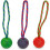 Bola com corda brinquedo de morder e puxar para cão, resistente e interativo (pacote 1) 1