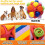 Palla olfattiva gioco per cani, puzzle interattivo, gioco da masticare di arricchimento, 20cm 2