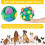 Palla olfattiva per giochi per cani, giochi puzzle interattivi per cani 4