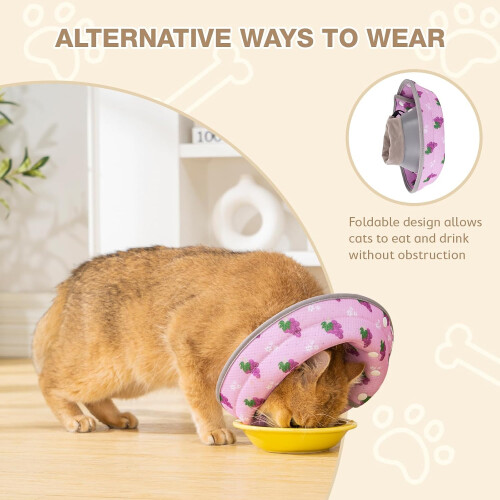 Soft Cone Collar – Adjustable Post-op, for Cats & Small Dogs 2